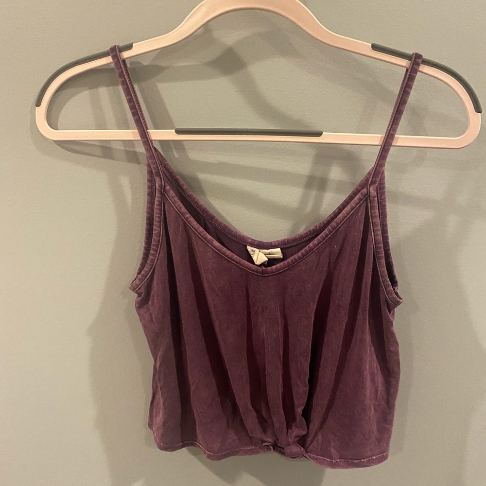 Pacsun crop top tank top with knot